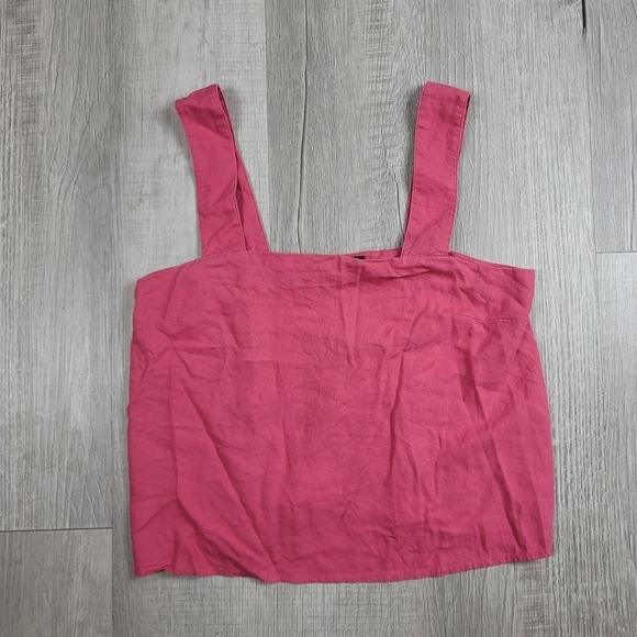 Banana Republic Linen-Rayon Tank Camp Pink - Picture 1 of 7